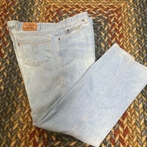Men’s Y2K Size 44 Levi’s Straight Leg Vintage Light Blue Denim